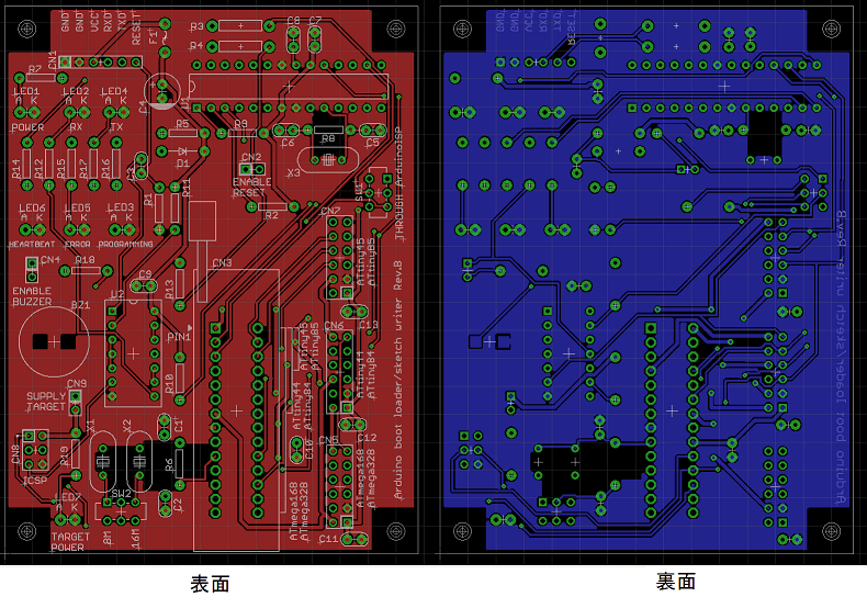 図2、ブートローダ/スケッチライタのアートワーク図